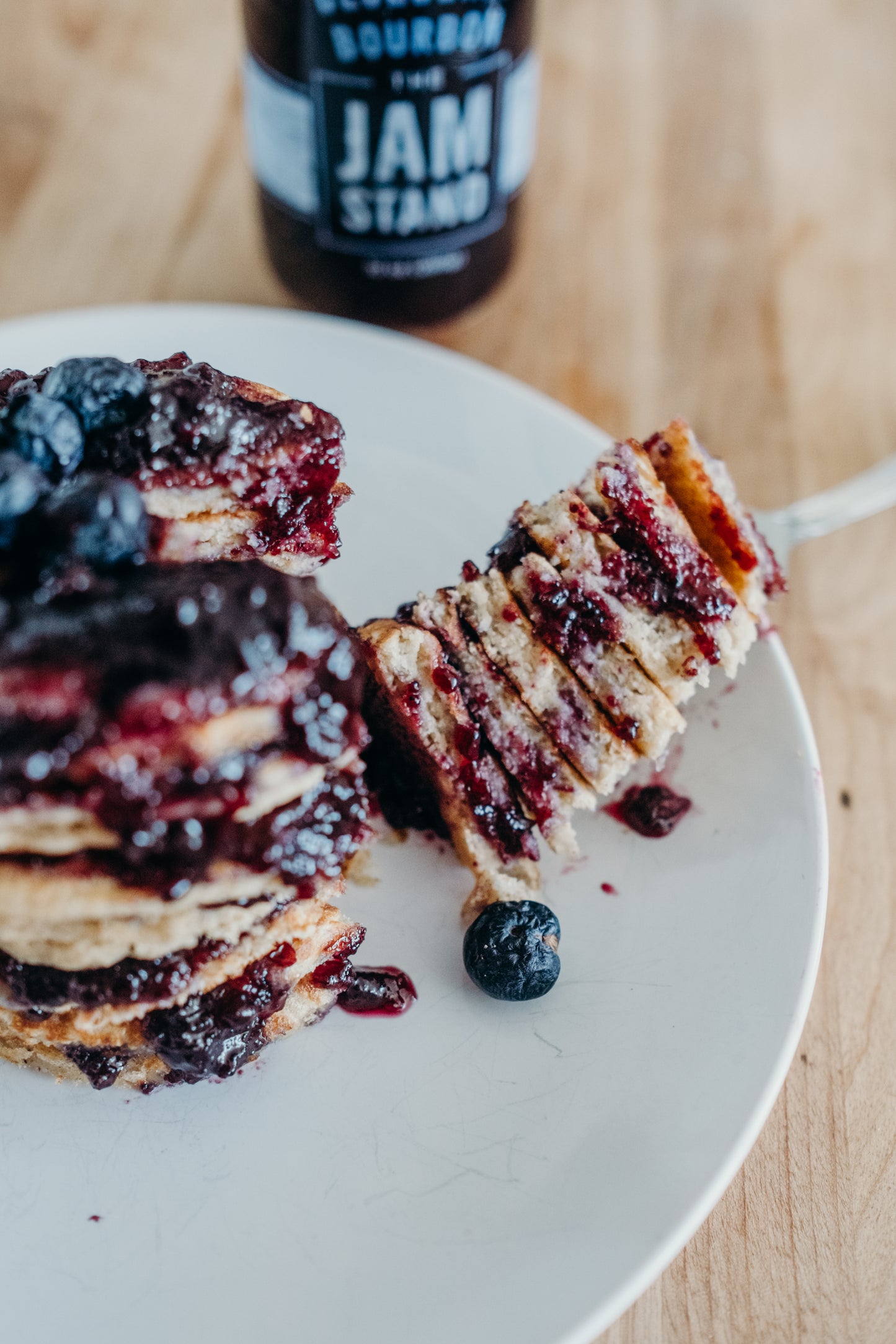 blueberry bourbon jam - the jam stand - specialty jam - boozy