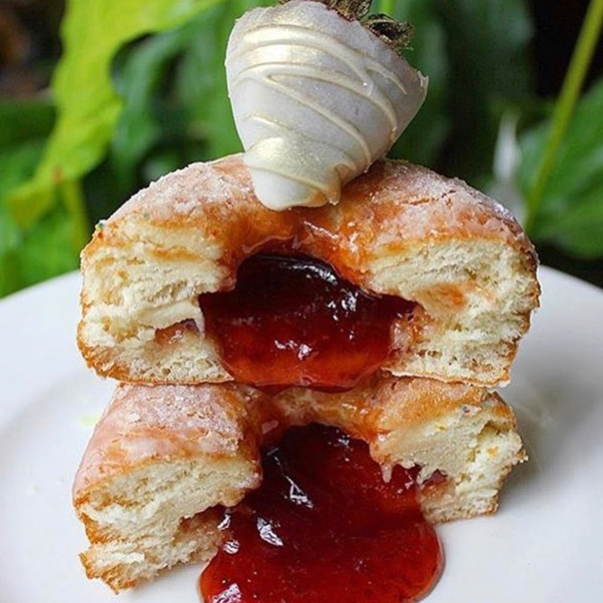 raspberry jalapeño jam donut filling